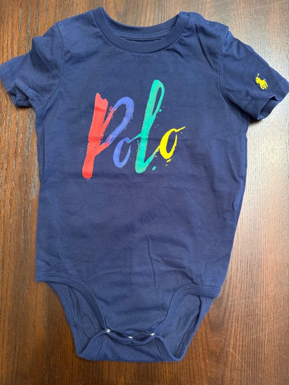 Polo Ralph Lauren 18M Navy Logo T-Shirt & Shorts Set Matching Outfit Boys - Picture 3 of 13